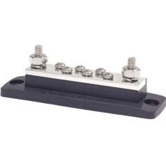 Blue Sea Systems 2128Maxibus 250 Amp Busbar, 6 X 10/24 Stud