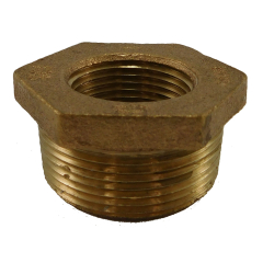 ACR Industries 44-518 Bronze Hex Adapter Bushing - 1-1/4 inch x 3/4 inch
