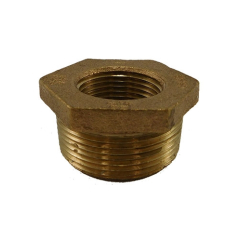 ACR Industries 44-523 Bronze Hex Adapter Bushing - 1-1/2 inch x 1 inch