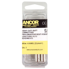 Ancor 252150 #4 Heavy Duty Tinned Butt Connector 2-Pack