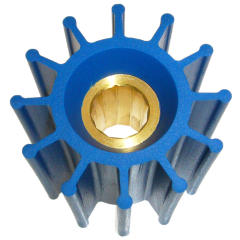 Indmar 12-Blade Run-Dry Blue Impeller - Globe 100J