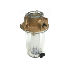 Groco ARG-2500-S 2-1/2 in. ARG Raw Water Strainer w/Stainless Steel Filter Basket, 17 in. Tall