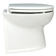 Jabsco 58280-3012 Deluxe Flush Toilet w/14 in. Vertical Back Bowl, 12V - Raw Water 