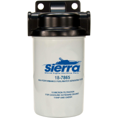 Sierra 18-7965-1 10 Micron Compact Fuel Water Separator Kit 