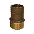 Groco FF-750 3/4 Inch NPT X 1 Inch Hose Barb Full Flow Pipe-to-Hose Adapter