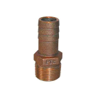 Groco PTH-2000 2 In. NPT x 2 in. Hose Barb Bronze Pipe-to-Hose Adapter